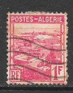 Algeria 134: 1f View of Algiers, used, F-VF