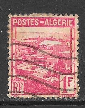 Algeria 134: 1f View of Algiers, used, F-VF