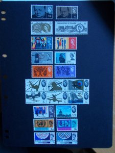 GB Pre-decimal QEII 1965 Complete Commemorative Collection (9 sets) Superb M/N/H