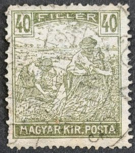 Hungary, 1916-1918, SC#118, Harvest (MAGYAR KIR POSTA) Used, F