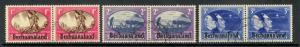 BECHUANALAND 1945 KGVI WW2 PEACE Set Scott Nos. 137-139 VFU