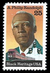 PCBstamps   US #2402 25c A.P. Randolph, Black Heritage, MNH, (18)