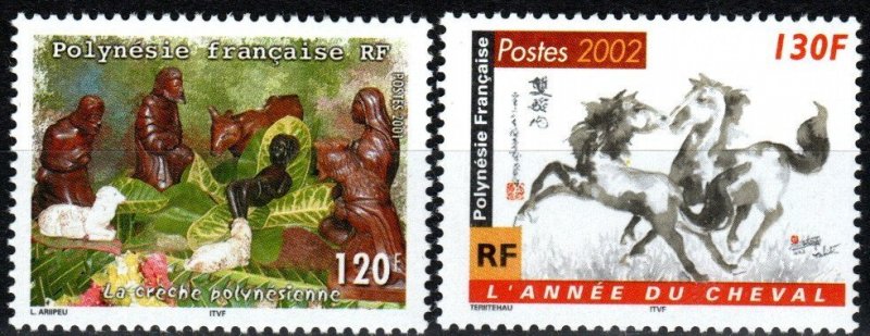French Polynesia #815-6 MNH CV $6.00 (P763)
