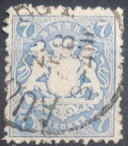 Germany Bavaria Scott #26 1870 Used