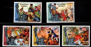 Niger Scott 352-353, C269-C271 US Bicentennial stamp set