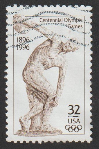 SC# 3087 - (32c) - Centennial  Olympic Games, Used Single