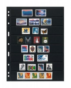 Lindner Uniplate Stamp Stock pages pack of 5 (similar to Vario) priced to clear 