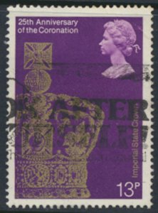 GB  SC# 838  SG 1062  Used Coronation    see details & scans