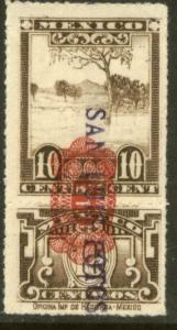 MEXICO R481A, 10c REVENUE STAMP M No gum (726)