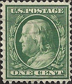 # 331 USED GREEN BEN FRANKLIN