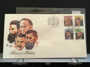 Transkei 1984 Heroes  of Medicine   stamps cover R29018