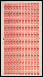 XM10 4d Isle of Man Regional 1 No Dot Full sheet UNMOUNTED MINT