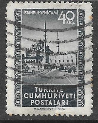 Turkey 1069: 40k Mosque, Istanbul, used, F-VF