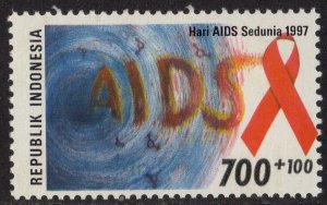Thematic stamps INDONESIA 1997 AIDS AWARENESS 2364 mint