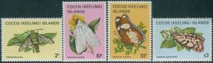 Cocos Islands 1982 SG85-99 Butterflies MNH