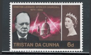 Tristan da Cunha 1966 Winston Churchill Omnibus Issue 6p Scott # 91 MH