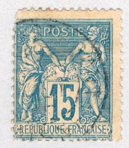 France 92 Used Peace and Commerce 1877 (BP58105)