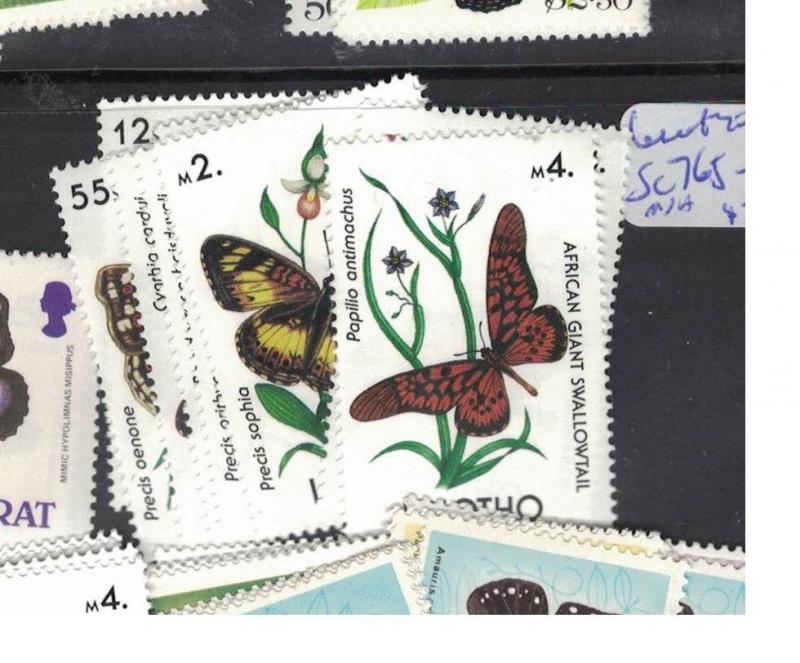 Lesotho Butterfly SC 765-72 MNH (2dpn)