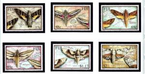 Fiji 908-13 MNH 2001 Moths