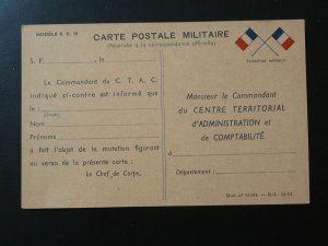 military postal stationery card France