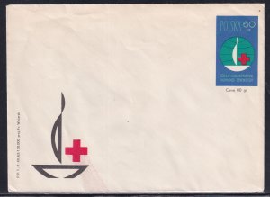 Poland 1963 Sc 1133 Red Cross Centenary Postal Cover Unused