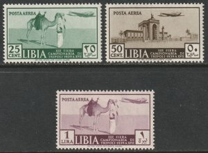 Libya 1939 Sc C36-8 set MLH