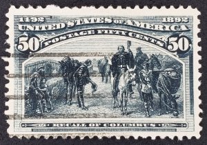 United States, Scott #240, XF used