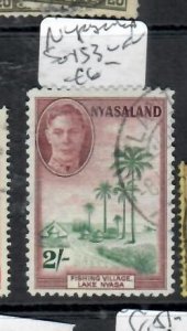 NYASALAND KGVI 2/-   SG 153    VFU         P0310H