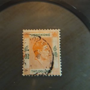 Hong Kong 164  1946   2$  Used  VF