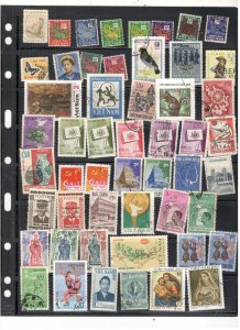 VIETNAM COLLECTION ON STOCK SHEET MINT/USED