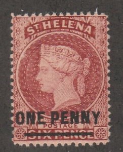 CARIBBEAN-ST HELENA #29 MINT VERY LITE HINGE