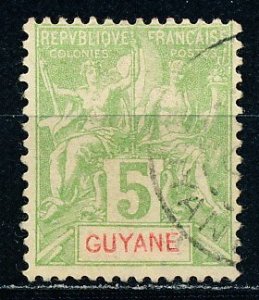 French Guiana #36 Single Used