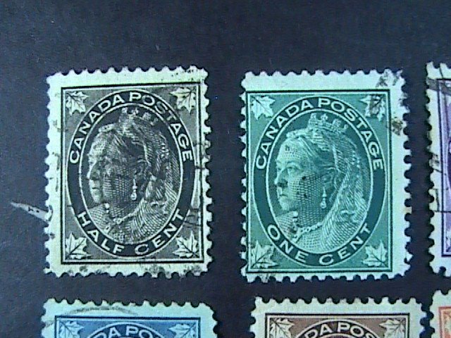 CANADA # 66-73--USED----COMPLETE SET----VICTORIA----1897(LOT#2)