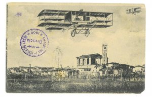 P3016 - BRESCIA 1st AIR CIRCUIT, LONGHI 179, TRAVELED ON 20.9.1909,-