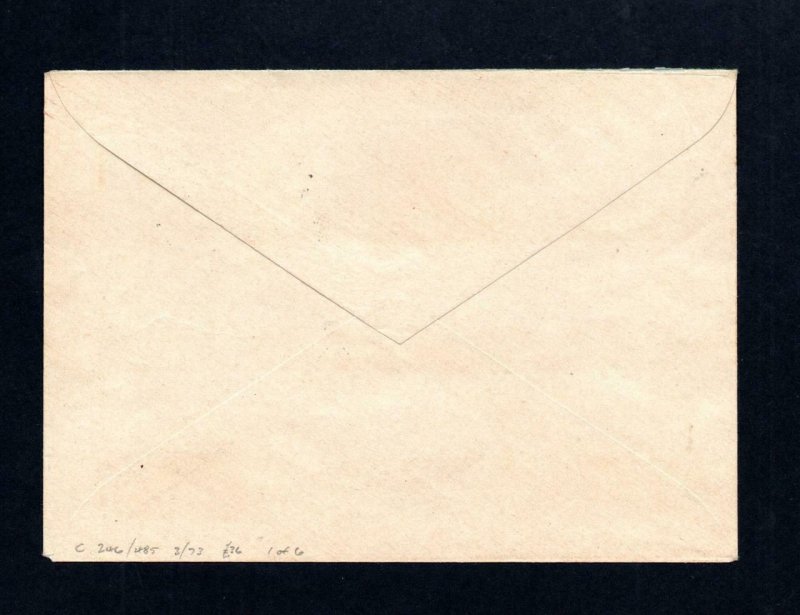 JERSEY WARTIME STAMP + GERMAN STAMP USED ON 1944 COVER / HipStamp