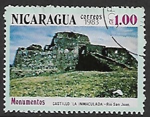 Nicaragua # 1238 - La Immatriculada Castle - used.....{KBrS}