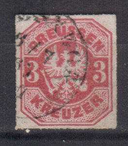 GERMANY PRUSSIA STAMPS. 1867 , Sc.#25,  Mi.#24, USED