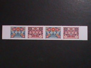 ​UNITED STATES: FOREVER- LOVE STAMP STRIP MNH VF  WE SHIP TO WORLDWIDE