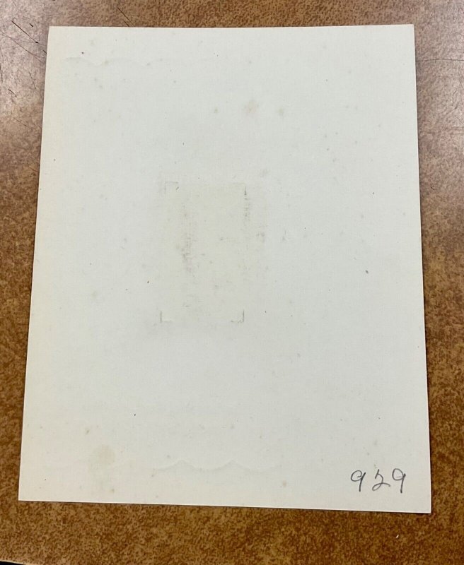 929  Iwo Jima scarce card  5x 4” Signed by Clarence Reid unlisted cachet