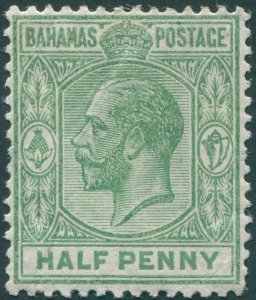 Bahamas 1912 ½d yellow-green SG81 unused