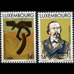 LUXEMBOURG 1991 - Scott# 855-6 Labor Union Set of 2 NH