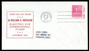 U.S. Scott 814 Electric Eye FDC Post Marked in Washington, DC