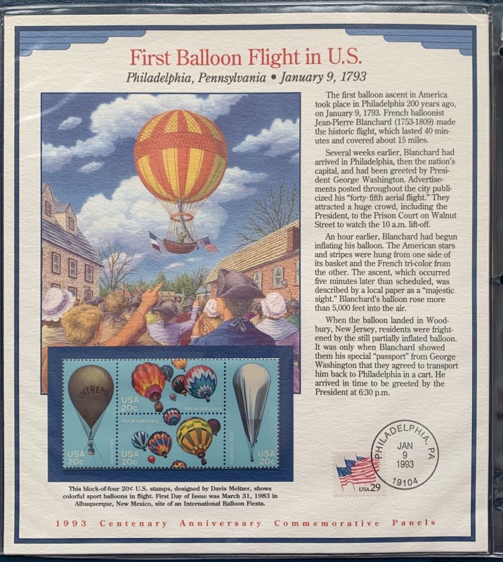 Centenary Anniversary Commemorative Panels.