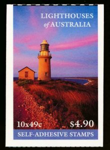 AUSTRALIA 2052a MINT NH, 2002 SA LIGHTHOUSES BOOKLET