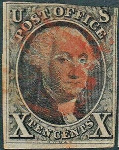 U.S. 2 1847 Used  F++ App.. (41121)