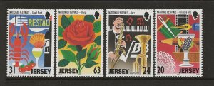 GB - JERSEY Sc 840-43 NH issue of 1998 - FESTIVALS