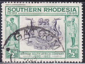 Southern Rhodesia 56 Seal of British South Africa 1940