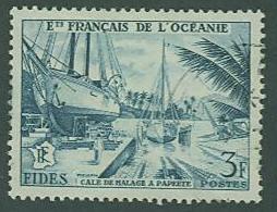 Polynesia SC# 181 Dry Dock at Papeete, 25fr, Canceled