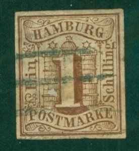 HAMBURG-GERMANY 2 USED (RL) 3769 CV $95.00 BIN $35.00