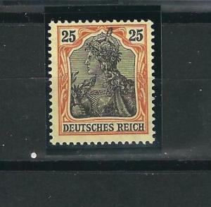 Germany 85a Mi 88IIb 25 pf Orange & Black MNH F/VF 1906 SCV $145.00